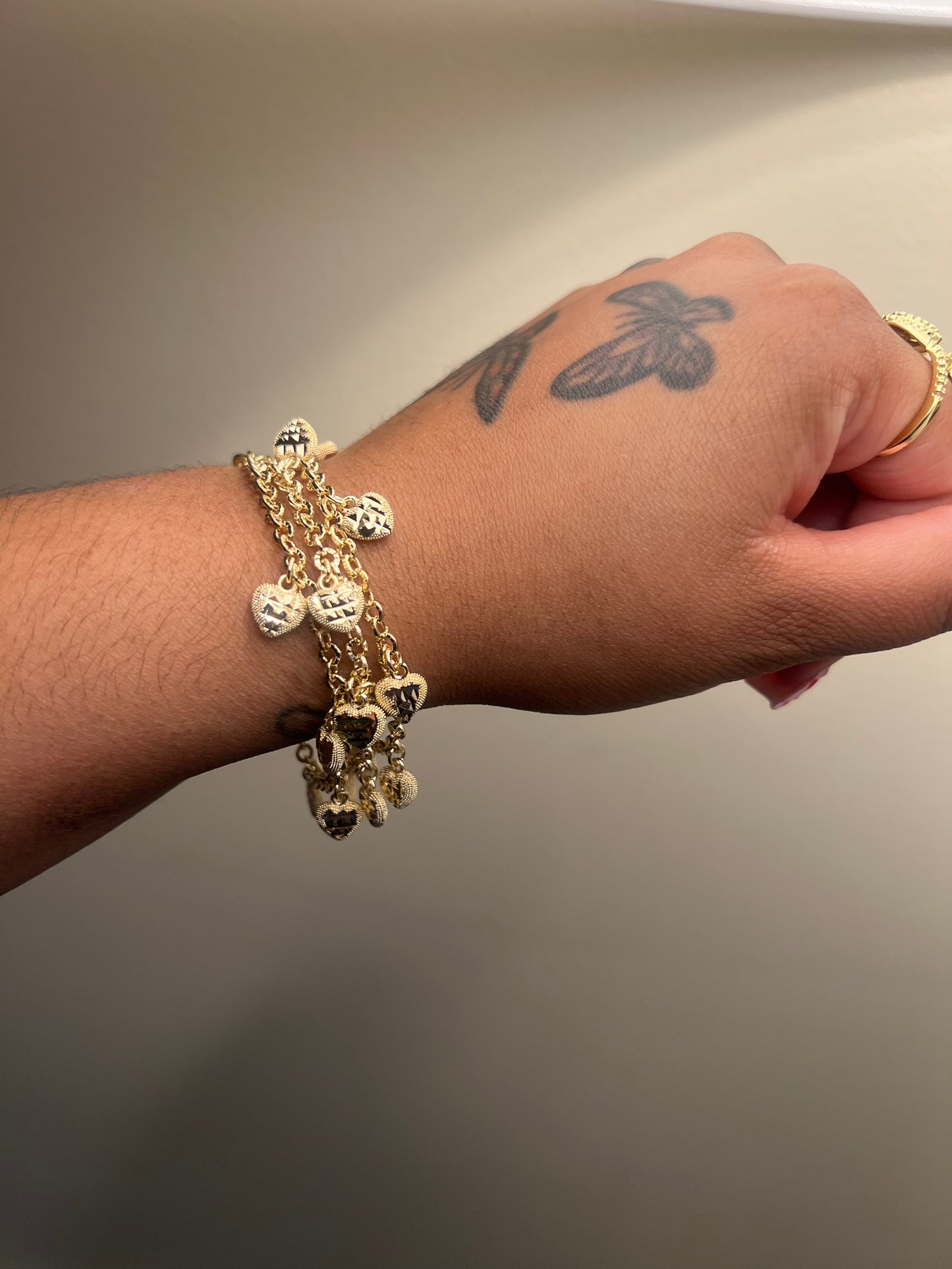 Heart Dangle Bracelet
