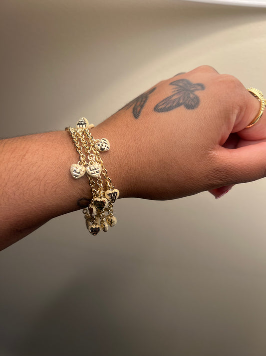 Heart Dangle Bracelet
