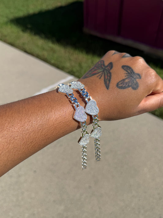 3 heart bracelet
