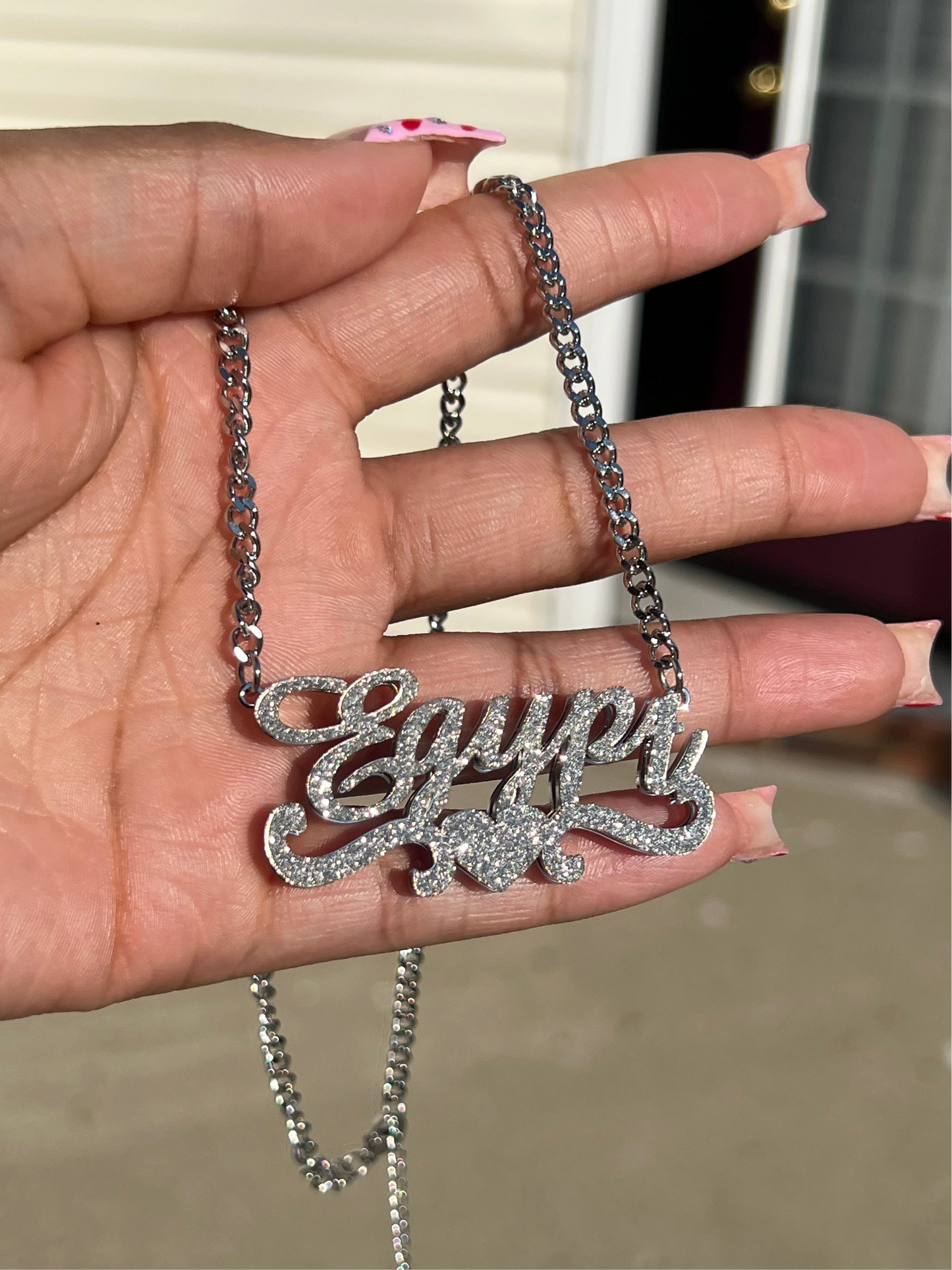 Custom Name Plate Necklace