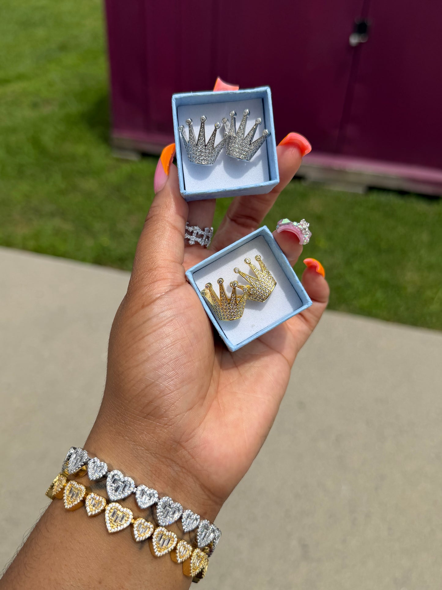 Crown Earrings