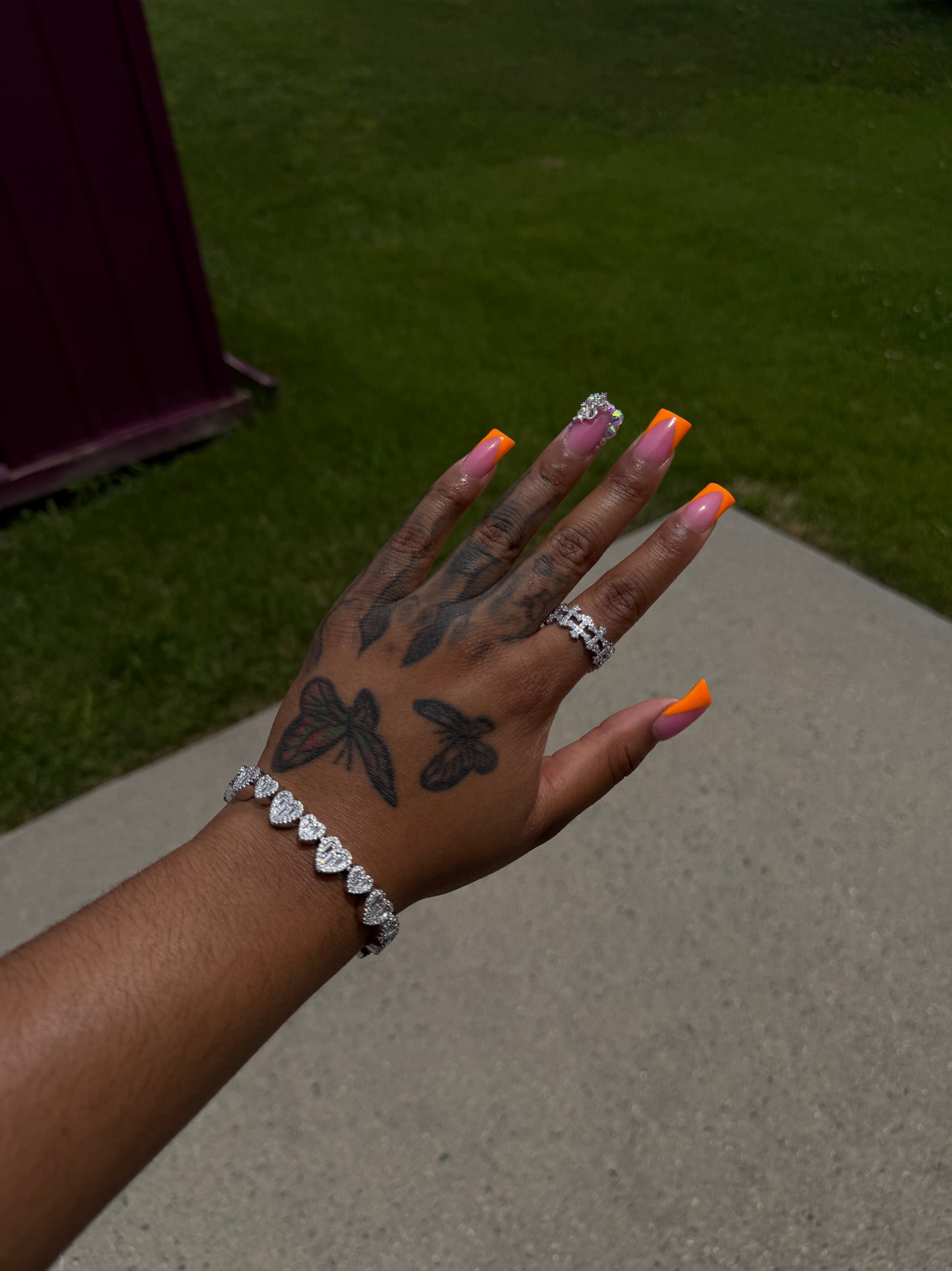 Dmnd Heart Bracelet