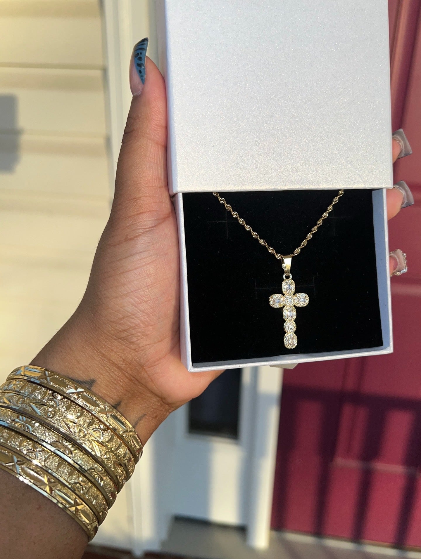 Gold Cross Necklace