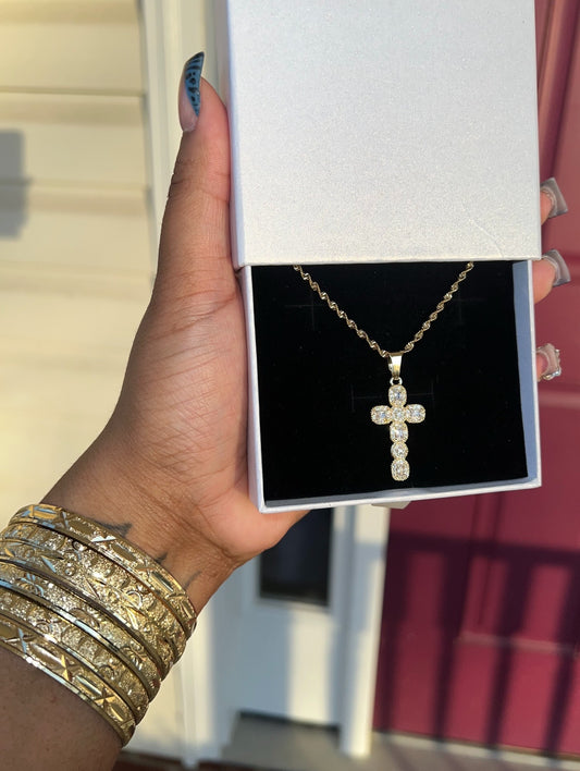 Gold Cross Necklace
