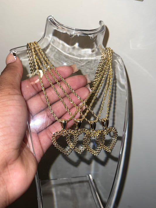 Rolex Heart Necklace